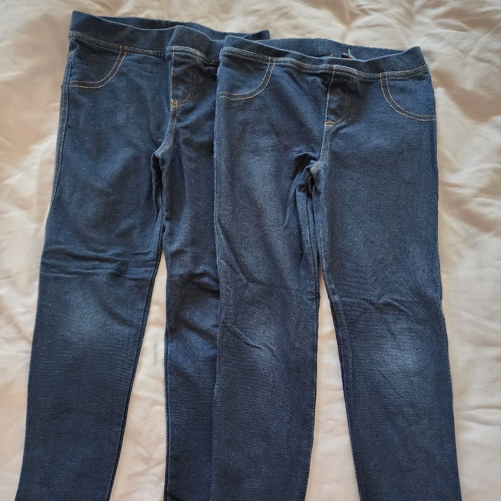 Cynthia Rowley Girls Set of 2 Pairs Jeggings Size 5/6